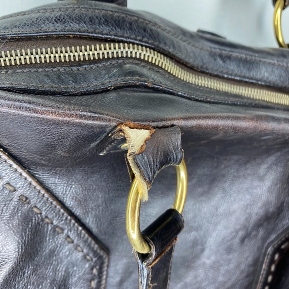 YSL Large Muse Bag - Chocolate Brown - Picture 10 of 12